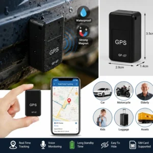 GF-07 Mini GPS Tracker | جهاز تعقب جي بي إس مصغر ومضاد للسرقة