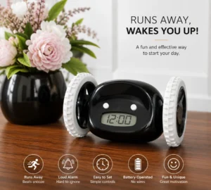 HongDee Digital Alarm Clock | ساعة منبه رقمية بتصميم عصري