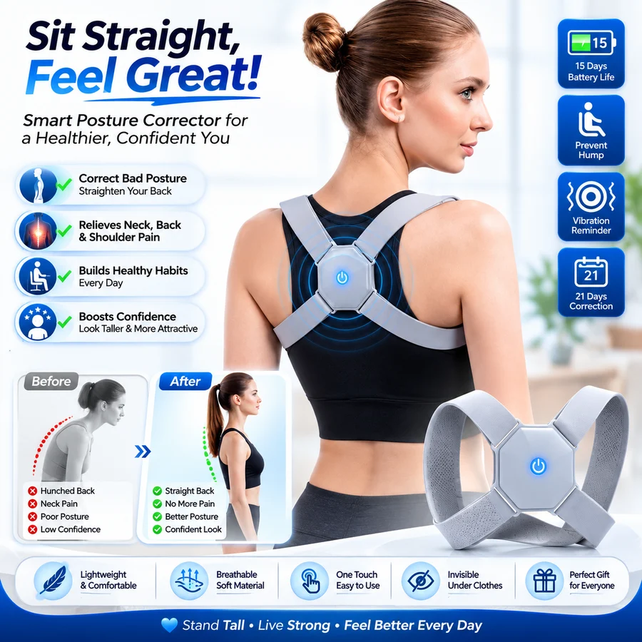 Smart Posture Corrector | حزام تصحيح الظهر والوضعيات الذكي