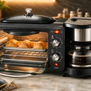 3-in-1 Breakfast Machine | آلة الإفطار المتكاملة 3 في 1