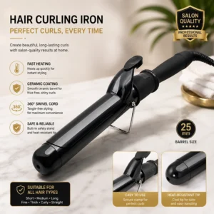 DENX Hair Curler | جهاز تجفيف وتفتيح الشعر دينكس (مكواة تمويج الشعر)