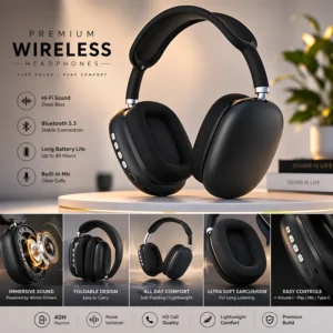 EchoWave P9 Wireless Headphones