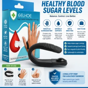 EELHOE LI4 Acupressure Clip | مشبك الضغط الإبردي LI4 للعافية