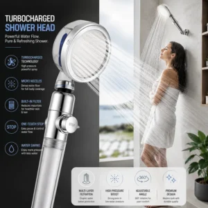 Turbo Spa Shower Head | رأس دوش توربو سبا للاستحمام
